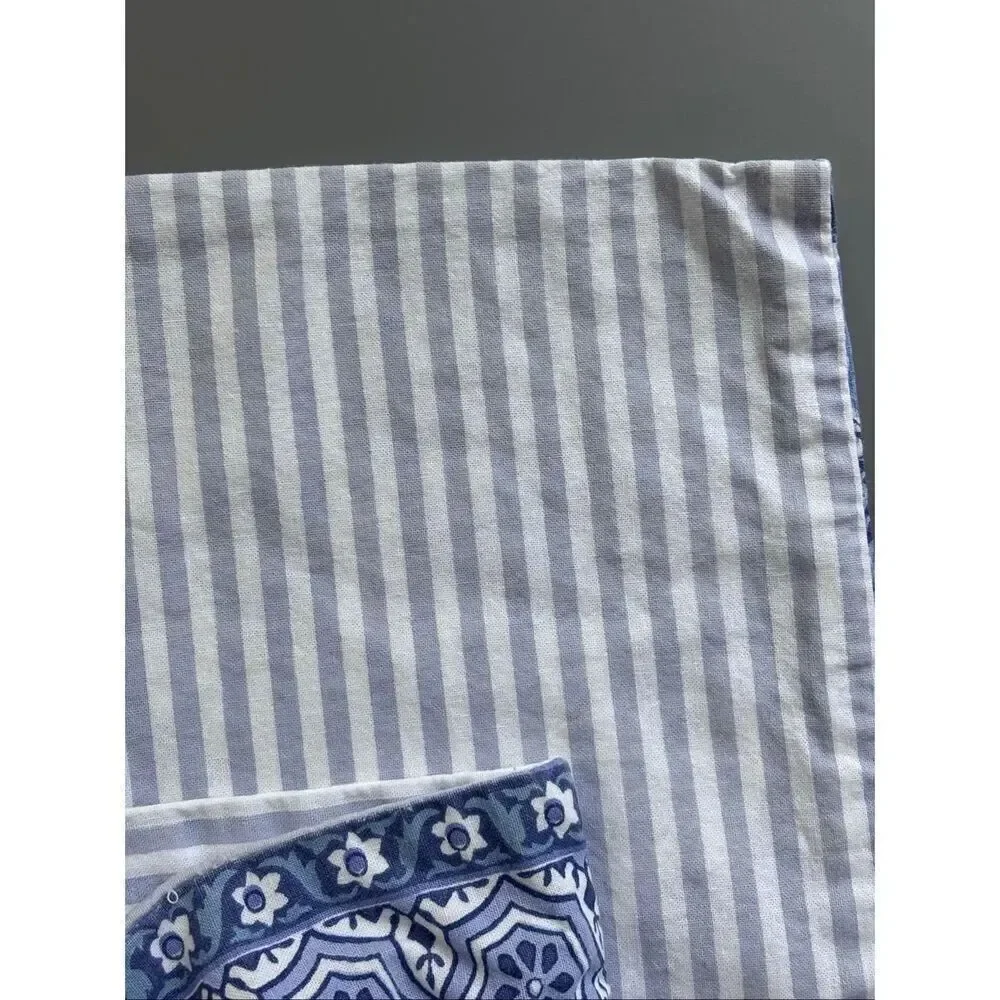 Pottery Barn Marianna Floral Striped STANDARD shams Palampore Medallion
